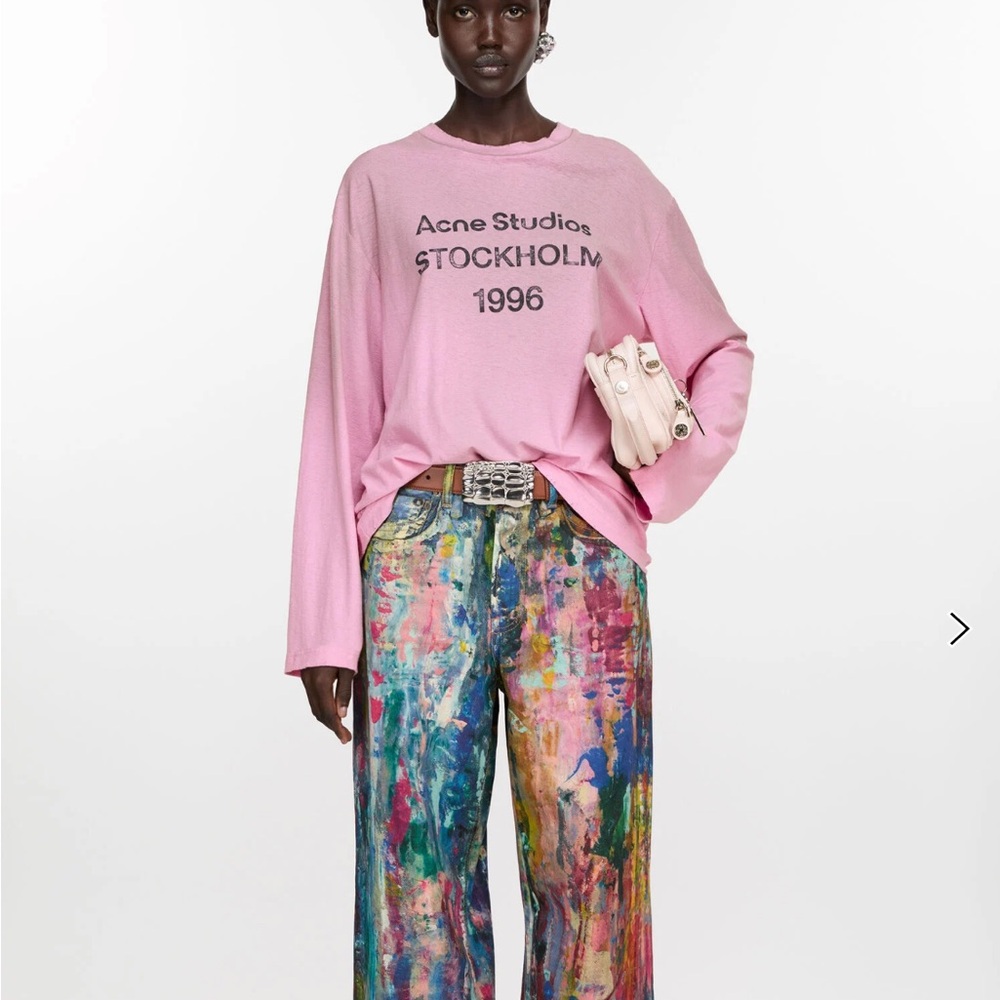 Acne Studios Multicolor Artistic Denim